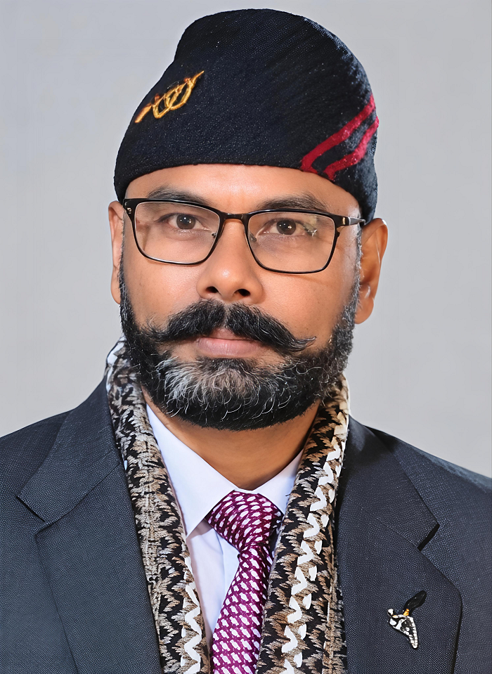 Portrait of Colonel Pankaj Bhagwati (Retd.)